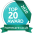 homecare.co.uk Top 20 Award